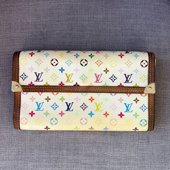 Louis Vuitton Handbags - Louis Vuitton Murakami Monogram Multicolor Porte Tresor International Wallet